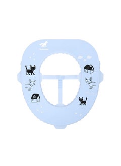 اشتري Portable Foldable Potty Seat Baby Toilet Seat with Ergonomical Design Cute Pattern for Standard Toilet Travel Home Use Baby Toddlers في الامارات