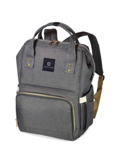 Buy Diaper Bag Backpack For Mom And Dad Unisex Baby Backpack Diaper Bag Waterproof & Stylish Diaper Backpack Grey Medium in UAE