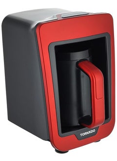 اشتري Automatic Turkish Coffee Maker 330ml Red and Black TCME-100RG في مصر