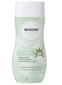 Buy Betadine fresh and active intimate wash 250 ml in UAE