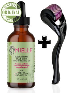 Buy Mielle Rosemary Mint Scalp & Hair Strengthening Oil Hair Roots & Eyebrows Nourishment, Hair Growth,  & Hairfall Treatment Pure Oil Lab Tested 59ML / 2OZ in UAE