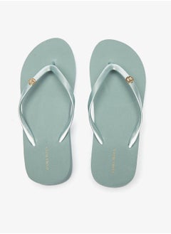 Buy Solid Flip Flops with Flatform Heels in UAE