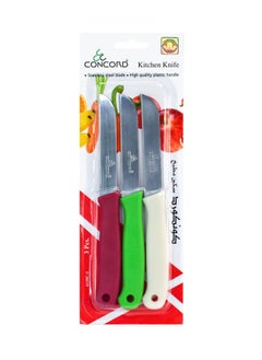 اشتري Kitchen Knife Serrated Utility Knife - multi colour في الامارات