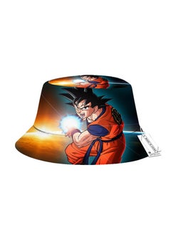 اشتري Anime Dragon Ball Printed Fisherman's Hat Outdoor Leisure Sunshade Hat في السعودية