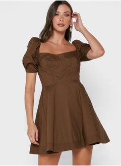 Buy Puff Sleeve Dress in UAE