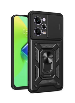 Buy Shockproof Protection Phone Case for Redmi Note 12 Pro 5G/Xiaomi Poco X5 Pro 5G Black in Saudi Arabia