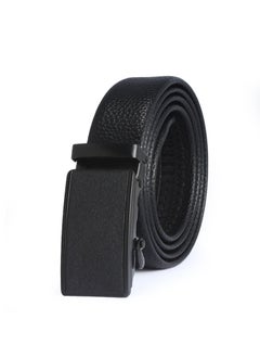 Buy 120CM Creative Casual Versatile Wear Resistant Leather Automatic Buckle Belt in UAE