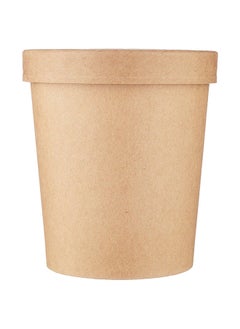 اشتري Hotpack | Kraft Soup Cup 32Oz + Lid - 5 Pieces في الامارات