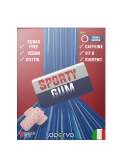 اشتري Sporty Gum Cherry Flavour 21gm,9 Chewing gum في الامارات