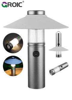 Buy Small LED Camping Lantern,Rechargeable Retro Warm Camp Light,Battery Powered Hanging Vintage Lamp ,Portable Waterproof Outdoor Tent Bulb, Emergency Lighting for Power Failure,Outages in UAE