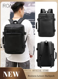 اشتري Extra Large Capacity Backpack Men'S Daily Business Travel Multifunctional Waterproof School Bag Business Travel Handbag Fitness Crossbody Bag في السعودية