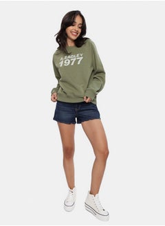 Buy AE Raglan-Sleeve Graphic Sweatshirt in Egypt