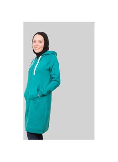 Buy basic-genzary-womens-long-zip-up-hoodie in Egypt