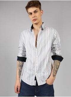 Buy Regular Fit Multi Colour Cotton Shirt – Classic and Comfortable in UAE