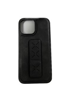 Buy iPhone 13 Pro Max Black Cover Case with Magnetic Holder and Stand in UAE