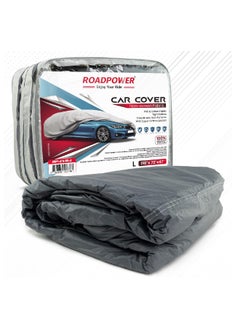 Buy zipper Car Cover With Mirror Pocket For All Weather Waterproof Windproof Dustproof Full Covers PVC And Cotton Fabric Tight Taffeta smooth Non-Abrasive (Large 190''X 70''X 47'') in UAE