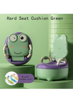 اشتري Kids Toilet Seat Frog Cartoon Baby Potty Training Toilet Seat Girls Boys Portable Car Camping Children's Pot Kids Urinal 1-6Y في السعودية