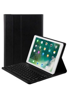 Buy Detachable Leather Bluetooth Keyboard Case For iPad Air 2 9.7 Inch  Black in UAE