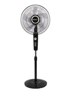 Buy 16 Inches Metal 5 Leaf Adjustable Height 3 Speed Stand Fan in UAE