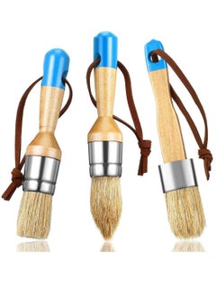 Buy Stencil Brushes For Wood Furniture And Home Decoration 3 Pack in Saudi Arabia