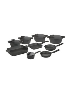 Buy 23-piece refractory granite set, Artistan Gray Pyrex in Egypt