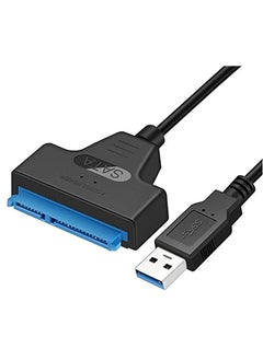 اشتري Usb 3.0 To Sata 2.5 Inch Ssd Hdd External Hard Drive Adapter Data Cable في السعودية