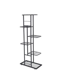 اشتري 6-Tier Display Shelf Flower Pots Rack Plant Stand Potting Ladder Planter Stand Heavy Duty Storage Shelving Rack for Potted Plants في السعودية