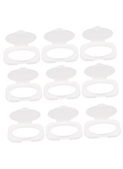 Buy 20Pcs Wipes Dust Cap Wet Wipe Holder Lids Wipes Fresh Cover Lid Baby Tissue Caps Baby Wet Paper Lids Babywipe Wipes For Babies Tissue Lids Detachable White Clamshell Pp Dust Jacket in Saudi Arabia