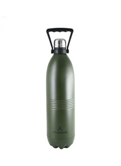 Buy | 100 hrs. Flask Cold | India | 1750 ml | Army Green in Saudi Arabia