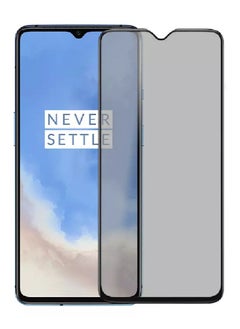 Buy Tempered Glass Screen Protector Anti-Spy Privacy Designed For OnePlus 7T Full Glue Edge to Edge Full Screen Coverage And Bubble Free in UAE