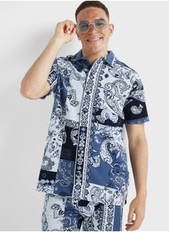 Buy Printed Regular Fit Shirt in UAE