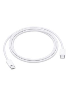 Buy 100W Dual Type-C Port Charging Data Cable for iphone 15 Series Supports New iPad/Huawei/Xiaomi And Other Type C Interface Tablet Devices White 2M in Saudi Arabia