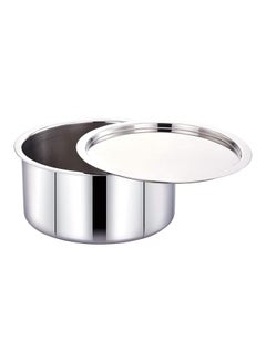 Buy Stainless Steel Tope Set with Lid Stainless Steel Pot Cookware Tope Set in UAE