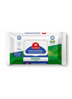 Buy Antibacterial Original Skin Wipes White 40 Wipes in UAE