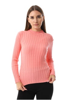 Buy Mock Neck Slip On Ribbed Top in Egypt