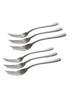 Buy 6 Pieces Stainless Steel Fork Set in Saudi Arabia