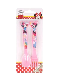 اشتري Disney Cutlery PP 2-Piece Set Minnie Feel Good في الامارات