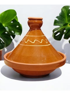 Buy Moroccan style pottery and porcelain bowl, size 21 cm in Egypt