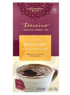 اشتري Roasted Herbal Tea Hazelnut Caffeine Free 25 Tea Bags 5.3 oz (150 g) في الامارات