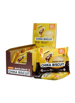 Buy Chika Biscuit Protein Biscuit 50g Danish 9pcs in UAE