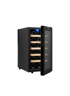 Buy COOLBABY 18 Bottles Red Wine Cabinet, Constant Temperature Wine Cabinet, Home Refrigerator, Built in LED Lights, Temperature Control, Silent, Black in UAE