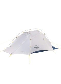 Buy Cloudup-Wing 2-Men Tent | Ultralight Camping Tent | Rectangular Tent | Size: (60+215) X 132 X 100 Cm | Windproof, Waterproof, Lightweight | Color - Grey & Blue in UAE