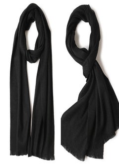 Buy Warm Solid Short Beard Wool Scarf in UAE