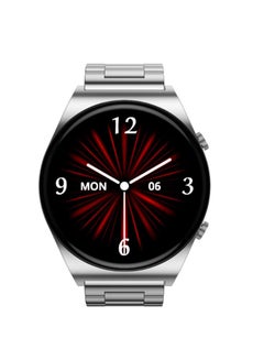 Buy GT3 Pro Smart Watch Black Color Round Shape with Two Set Strap and Voice Assistance HD Voice Call IP67 Waterproof HD Full Touch Screen 1.32 inch Display in UAE