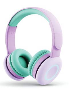 Buy Wireless Headphones In Ear For Kids Purple in Saudi Arabia