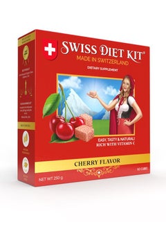 Buy Swiss Diet Kit - Natural Weight Loss, High Fiber Slimming Candy for Men & Women, Supports Weight Management, Cherry 250G in UAE