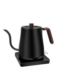 اشتري Electric Gooseneck Kettle, 1 Liter Stainless Steel Pour-Over Kettle,304 Stainless Steel Coffee Pot for Brewing Coffee and Tea في السعودية