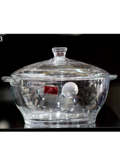 اشتري B 603 Tempered Glass Casserole with Lid في الامارات