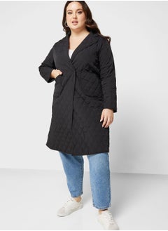 Buy Quilted Detail Coat in UAE