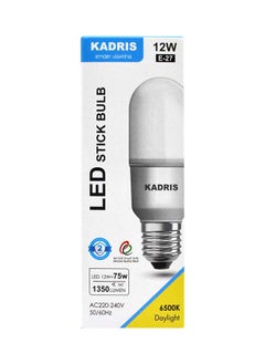 اشتري LED Stick Bulb 9W LA-2127, 6500K Cool Daylight (White) Power Saving Plastic-coated Aluminum,C220-240V 50-60HZ, E27 Base 12W=75W, 1350 LUMEN, ESMA Approved With One Year Warranty في الامارات